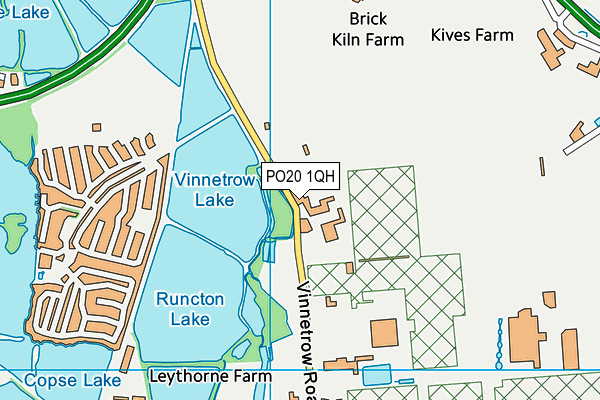 PO20 1QH map - OS VectorMap District (Ordnance Survey) PO20 1QH map - OS VectorMap District (Ordnance Survey)