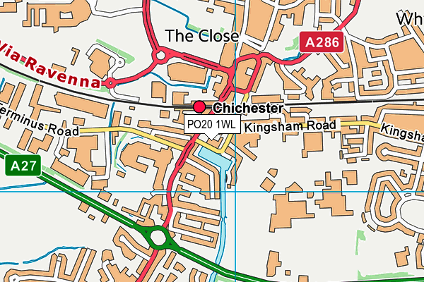 PO20 1WL map - OS VectorMap District (Ordnance Survey) PO20 1WL map - OS VectorMap District (Ordnance Survey)