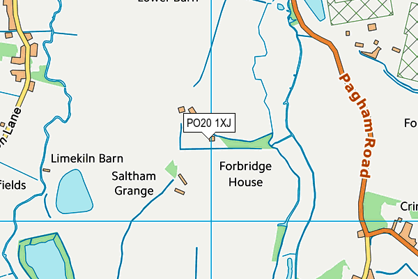PO20 1XJ map - OS VectorMap District (Ordnance Survey) PO20 1XJ map - OS VectorMap District (Ordnance Survey)