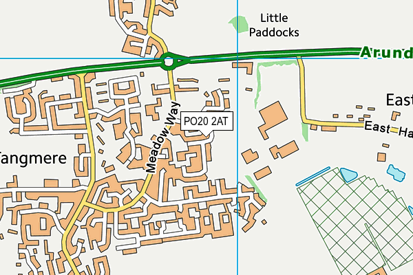 PO20 2AT map - OS VectorMap District (Ordnance Survey)