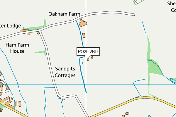 PO20 2BD map - OS VectorMap District (Ordnance Survey) PO20 2BD map - OS VectorMap District (Ordnance Survey)