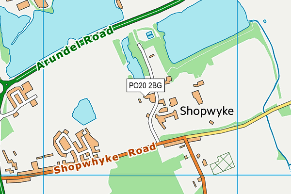 PO20 2BG map - OS VectorMap District (Ordnance Survey) PO20 2BG map - OS VectorMap District (Ordnance Survey)
