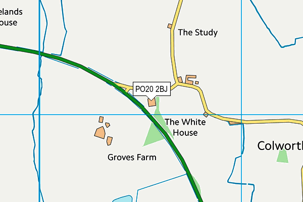 PO20 2BJ map - OS VectorMap District (Ordnance Survey) PO20 2BJ map - OS VectorMap District (Ordnance Survey)