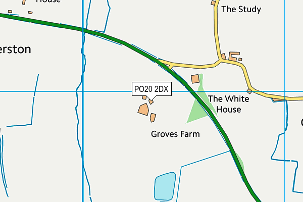 PO20 2DX map - OS VectorMap District (Ordnance Survey) PO20 2DX map - OS VectorMap District (Ordnance Survey)