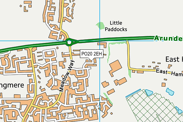 PO20 2EH map - OS VectorMap District (Ordnance Survey) PO20 2EH map - OS VectorMap District (Ordnance Survey)