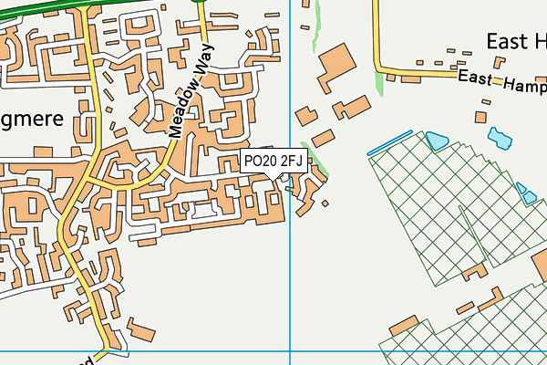 PO20 2FJ map - OS VectorMap District (Ordnance Survey) PO20 2FJ map - OS VectorMap District (Ordnance Survey)
