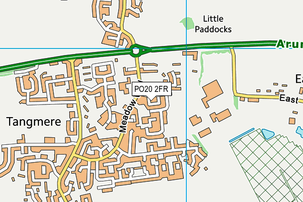 PO20 2FR map - OS VectorMap District (Ordnance Survey) PO20 2FR map - OS VectorMap District (Ordnance Survey)