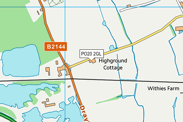 PO20 2GL map - OS VectorMap District (Ordnance Survey) PO20 2GL map - OS VectorMap District (Ordnance Survey)