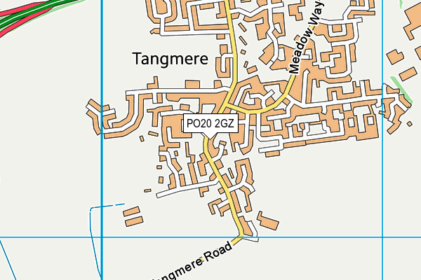 PO20 2GZ map - OS VectorMap District (Ordnance Survey)