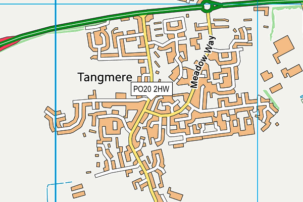 PO20 2HW map - OS VectorMap District (Ordnance Survey) PO20 2HW map - OS VectorMap District (Ordnance Survey)