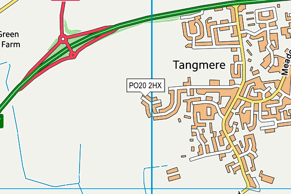 PO20 2HX map - OS VectorMap District (Ordnance Survey) PO20 2HX map - OS VectorMap District (Ordnance Survey)
