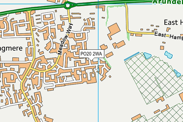PO20 2WA map - OS VectorMap District (Ordnance Survey) PO20 2WA map - OS VectorMap District (Ordnance Survey)