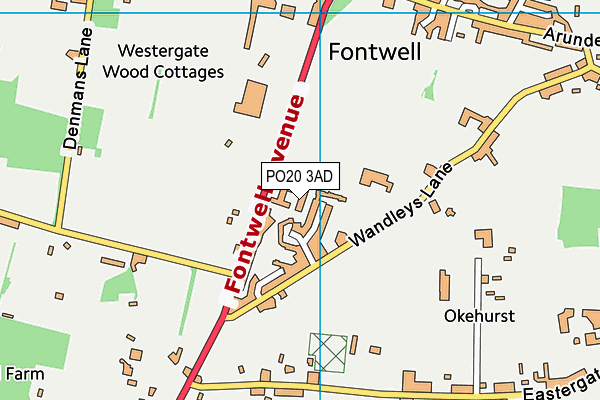 PO20 3AD map - OS VectorMap District (Ordnance Survey) PO20 3AD map - OS VectorMap District (Ordnance Survey)