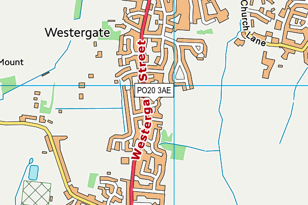 PO20 3AE map - OS VectorMap District (Ordnance Survey)