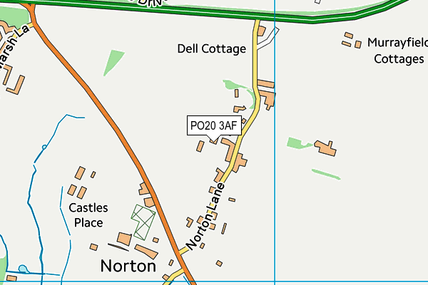 PO20 3AF map - OS VectorMap District (Ordnance Survey) PO20 3AF map - OS VectorMap District (Ordnance Survey)