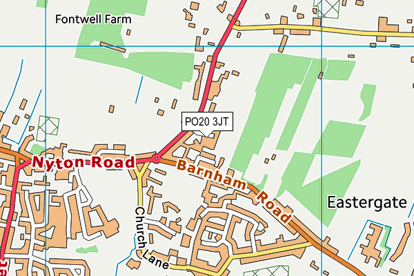 PO20 3JT map - OS VectorMap District (Ordnance Survey) PO20 3JT map - OS VectorMap District (Ordnance Survey)