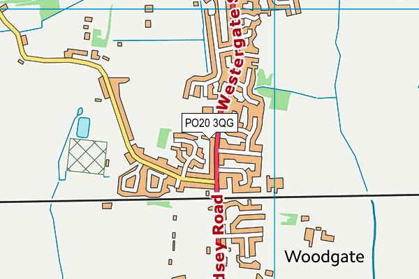 PO20 3QG map - OS VectorMap District (Ordnance Survey) PO20 3QG map - OS VectorMap District (Ordnance Survey)
