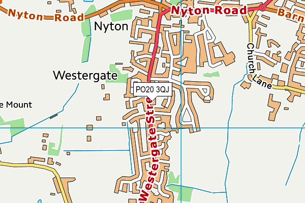 PO20 3QJ map - OS VectorMap District (Ordnance Survey) PO20 3QJ map - OS VectorMap District (Ordnance Survey)