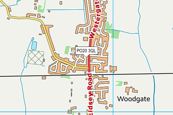 PO20 3QL map - OS VectorMap District (Ordnance Survey) PO20 3QL map - OS VectorMap District (Ordnance Survey)