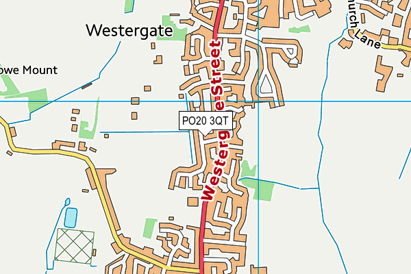 PO20 3QT map - OS VectorMap District (Ordnance Survey) PO20 3QT map - OS VectorMap District (Ordnance Survey)