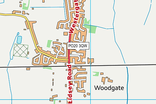 PO20 3QW map - OS VectorMap District (Ordnance Survey) PO20 3QW map - OS VectorMap District (Ordnance Survey)