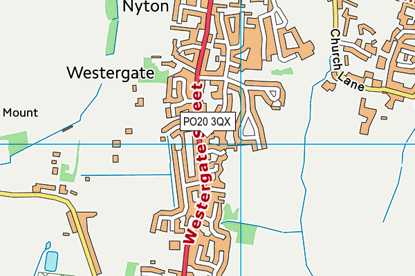 PO20 3QX map - OS VectorMap District (Ordnance Survey) PO20 3QX map - OS VectorMap District (Ordnance Survey)