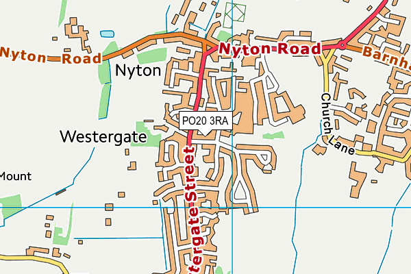 PO20 3RA map - OS VectorMap District (Ordnance Survey)