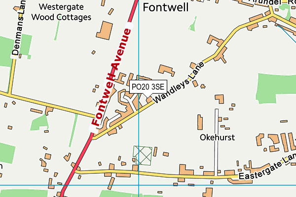 PO20 3SE map - OS VectorMap District (Ordnance Survey) PO20 3SE map - OS VectorMap District (Ordnance Survey)