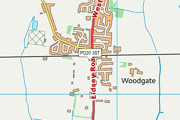 PO20 3ST map - OS VectorMap District (Ordnance Survey) PO20 3ST map - OS VectorMap District (Ordnance Survey)