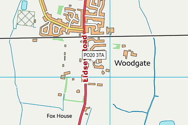 PO20 3TA map - OS VectorMap District (Ordnance Survey) PO20 3TA map - OS VectorMap District (Ordnance Survey)