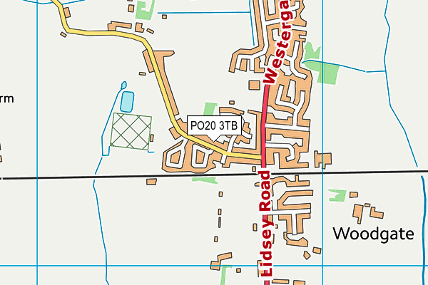 PO20 3TB map - OS VectorMap District (Ordnance Survey) PO20 3TB map - OS VectorMap District (Ordnance Survey)