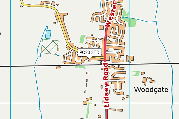 PO20 3TD map - OS VectorMap District (Ordnance Survey) PO20 3TD map - OS VectorMap District (Ordnance Survey)