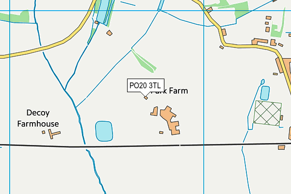 PO20 3TL map - OS VectorMap District (Ordnance Survey) PO20 3TL map - OS VectorMap District (Ordnance Survey)