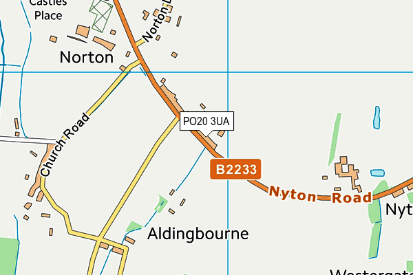 PO20 3UA map - OS VectorMap District (Ordnance Survey) PO20 3UA map - OS VectorMap District (Ordnance Survey)
