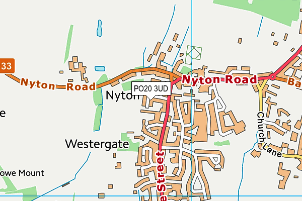 PO20 3UD map - OS VectorMap District (Ordnance Survey) PO20 3UD map - OS VectorMap District (Ordnance Survey)