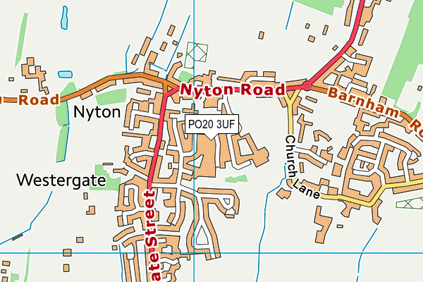 PO20 3UF map - OS VectorMap District (Ordnance Survey) PO20 3UF map - OS VectorMap District (Ordnance Survey)