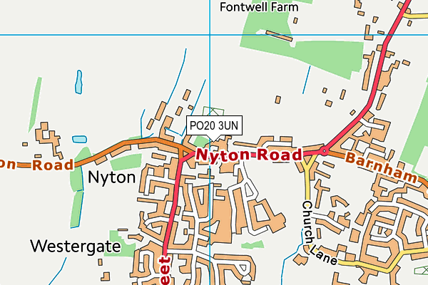 PO20 3UN map - OS VectorMap District (Ordnance Survey) PO20 3UN map - OS VectorMap District (Ordnance Survey)