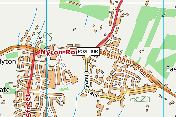 PO20 3UR map - OS VectorMap District (Ordnance Survey)