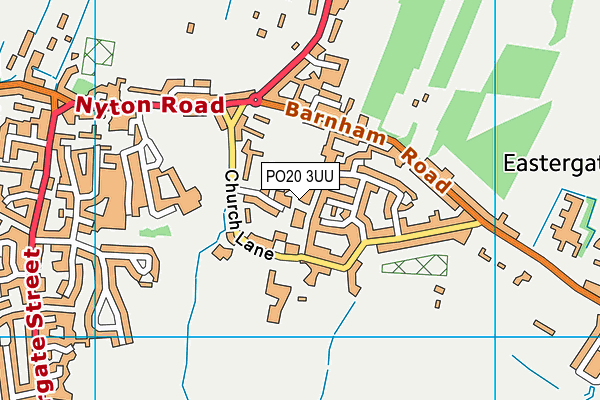 PO20 3UU map - OS VectorMap District (Ordnance Survey) PO20 3UU map - OS VectorMap District (Ordnance Survey)