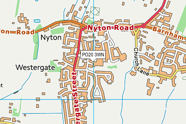 PO20 3WN map - OS VectorMap District (Ordnance Survey) PO20 3WN map - OS VectorMap District (Ordnance Survey)