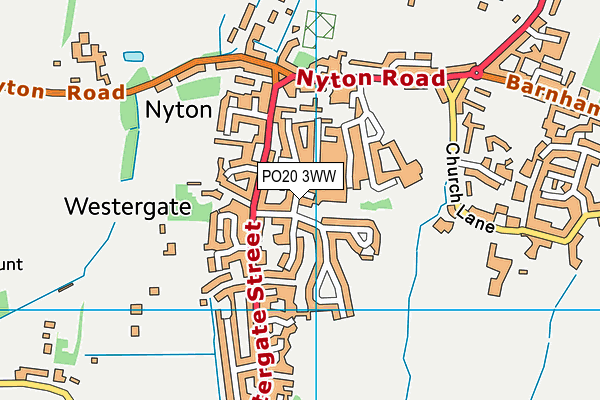 PO20 3WW map - OS VectorMap District (Ordnance Survey) PO20 3WW map - OS VectorMap District (Ordnance Survey)