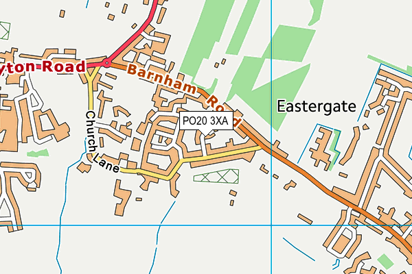 PO20 3XA map - OS VectorMap District (Ordnance Survey)