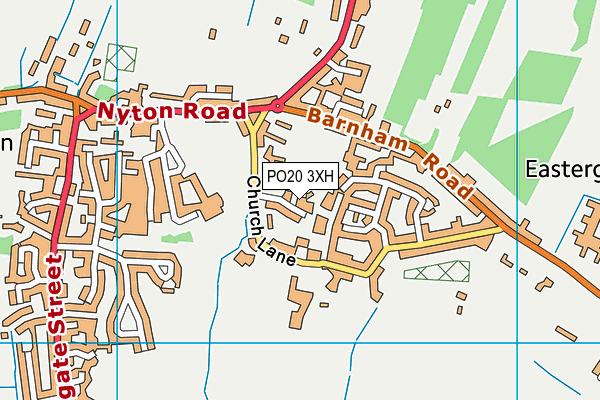 PO20 3XH map - OS VectorMap District (Ordnance Survey) PO20 3XH map - OS VectorMap District (Ordnance Survey)
