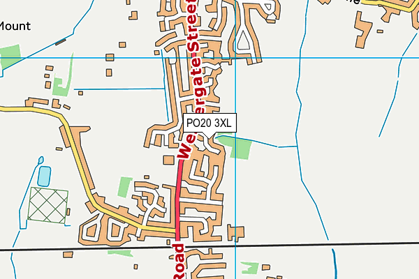 PO20 3XL map - OS VectorMap District (Ordnance Survey) PO20 3XL map - OS VectorMap District (Ordnance Survey)