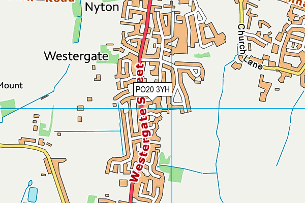 PO20 3YH map - OS VectorMap District (Ordnance Survey) PO20 3YH map - OS VectorMap District (Ordnance Survey)