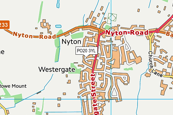 PO20 3YL map - OS VectorMap District (Ordnance Survey) PO20 3YL map - OS VectorMap District (Ordnance Survey)