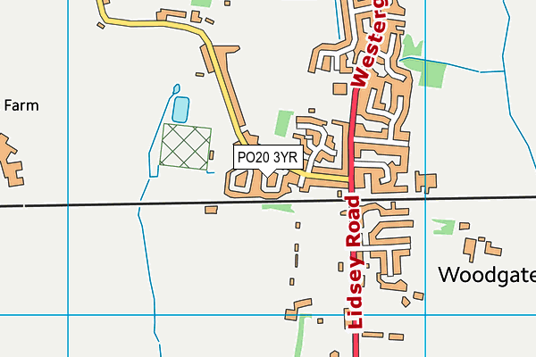 PO20 3YR map - OS VectorMap District (Ordnance Survey) PO20 3YR map - OS VectorMap District (Ordnance Survey)