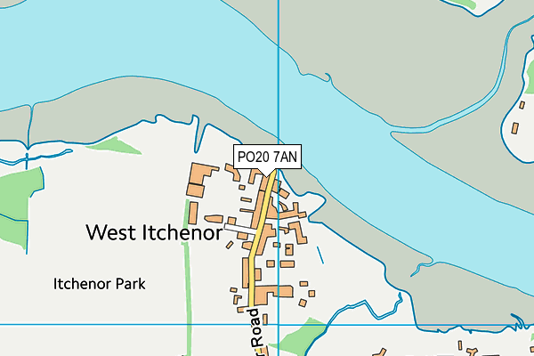 PO20 7AN map - OS VectorMap District (Ordnance Survey) PO20 7AN map - OS VectorMap District (Ordnance Survey)