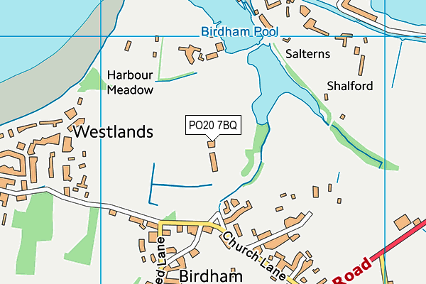 PO20 7BQ map - OS VectorMap District (Ordnance Survey) PO20 7BQ map - OS VectorMap District (Ordnance Survey)