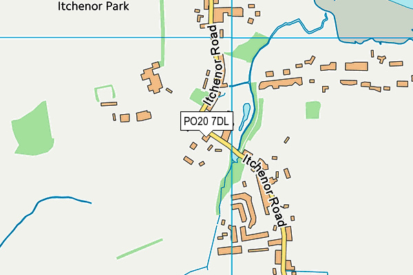 PO20 7DL map - OS VectorMap District (Ordnance Survey) PO20 7DL map - OS VectorMap District (Ordnance Survey)